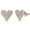 Rose Gold, variant on Cate & Chloe Cecilia 18k White Gold Plated Silver Stud Earrings with Swarovski Crystals for Women