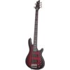 Schecter Hellraiser Extreme-5 5-String Bass Guitar, Crimson Red Burst Satin CRBS HELLRAISER EXTREME-