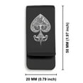 thumbnail image 2 of Stainless Steel Spade Card Suit Classic Slim Money Clip Credit Card Holder, 2 of 2