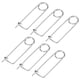 thumbnail image 1 of Uxcell 6-Pack Pin de Seguridad de Chaveta en Forma de Broche, Pines de Acero Inoxidable M2x45, Sujetadores de Broche de Bloqueo Rápido Clips Retenedores Pesados, 1 of 7