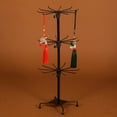 thumbnail image 6 of 3 Layer Display Rack with Rotating Feature Jewelry Display Fixture Display Holder for Scarves Hats Jewelry Alloy Texture, 6 of 11