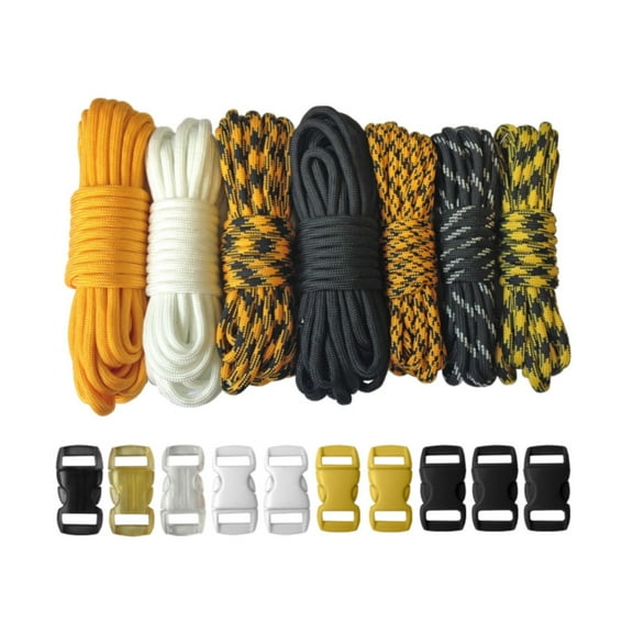 Paracord Planet 550lb Type III Paracord Combo Crafting Kits with Buckles
