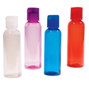 Soft N Style Flip Top Travel Bottles 3.4oz - 4pcs #8066