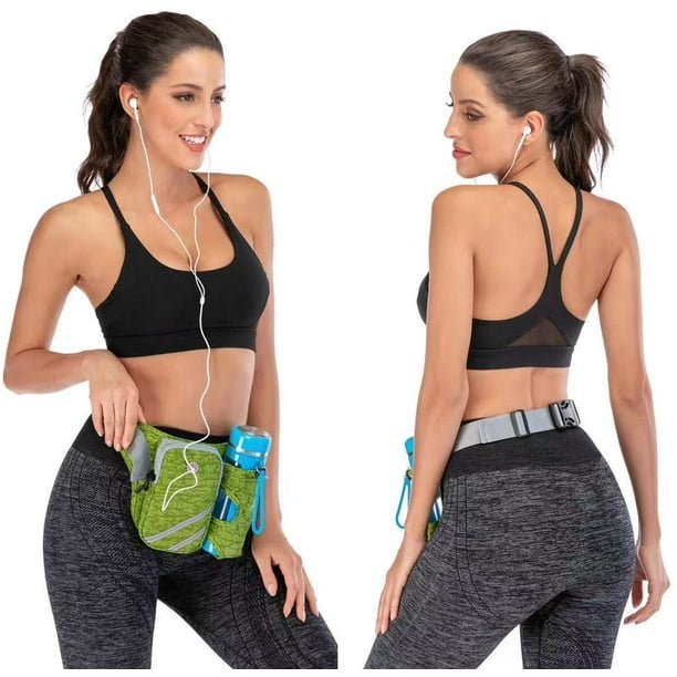 Running Belt Sport Waist Pack with Water Bottle Holder Hydration