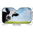 thumbnail image 3 of GZHJMY Car Windshield Sunshade Funny Cow, Foldable Car Visor Front Window Sun Shade for SUV Car 51 x 27.5 inch Keep Vehicle Cool, 3 of 6