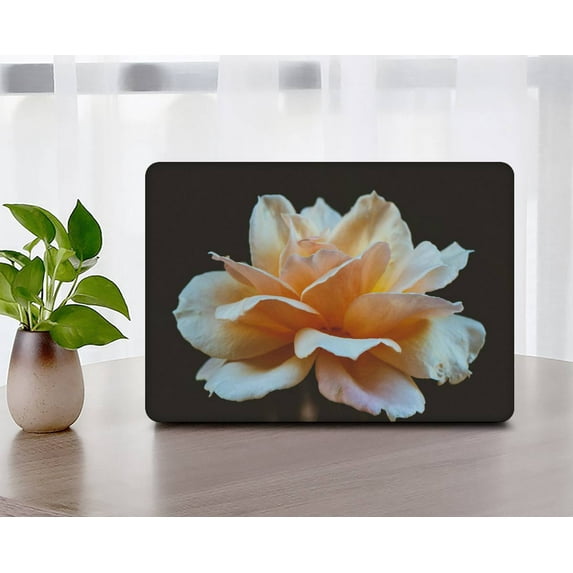 KSK KAISHEK Plastic Hard Case Only Compatible 2023 - 2021 Rel. MacBook Pro 16 inchs XDR Display & Touch ID + Black Keyboard Cover Model: A2780/A2485 Flower 1384