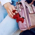thumbnail image 2 of TTJ Charms for Purses Key Chains Men Unique Gifts for Women Cute Leather Pendant Loves Pendant Mobile Phone Pendant Versatile Tassel Keychain Pendant, 2 of 7