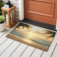 thumbnail image 4 of 2x3 Ft Entryway Area Rug, Summer Coastal Beach Kitchen Rug Runner Washable Floor Mat, Coastal Ocean Tropical Palm Tree Non Slip Indoor Door Mat Throw Carpet for Bathroom Living Room Bedroom, 4 of 8