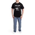 thumbnail image 5 of CafePress - Man With Allure Men's Dark Pajamas - Men's Dark Loose Fit Cotton Pajama Set, 5 of 7