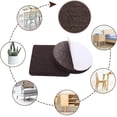 thumbnail image 2 of Protectores de fieltro para muebles Yelanon, 56 piezas, marrón, 2 of 7