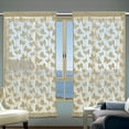 thumbnail image 4 of Xuniizn Sheer Curtains Lace Curtains for Living Room & Semi Sheer Curtains for Bedroom, Light Filtering Window Drapes, Elegant Voile Curtain Panels for Modern Home Decor, 4 of 6