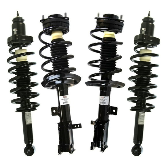 AutoShack Front & Rear Complete Strut & Coil Spring Replacement for 2008-2014 Dodge Avenger 2007-2010 Chrysler Sebring 4-PC Set