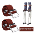 thumbnail image 4 of Stilt Leg Bands Straps, Adjustable Comfort Drywall Stilts Leg Band Straps Loop Home Improvement Replacement Part 4Pcs, 4 of 8