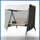 thumbnail image 1 of Cubierta de columpio para exteriores, sombrilla de jardín, cubierta impermeable para silla colgante, muebles de jardín, mecedora, cubierta antipolvo, 1 of 5