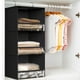 thumbnail image 5 of Organizador de armario colgante Simple Houseware con 3 estantes, negro, 5 of 5