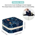 thumbnail image 5 of Hanukkah Square Portable Jewelry Box Organizer for Rings, Earrings, Necklaces, Bracelets - Travel Must-Have for Girls and Women, 5 of 6