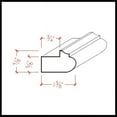 thumbnail image 7 of EWLR12 Kitchen Cabinet Light Rail 1-3/8" Wide x 7/8" Trim. Unfinished, 7 of 7