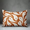 thumbnail image 3 of Creative Products Ghost Pattern Orange 14x20 Spun Poly Pillow, 3 of 3