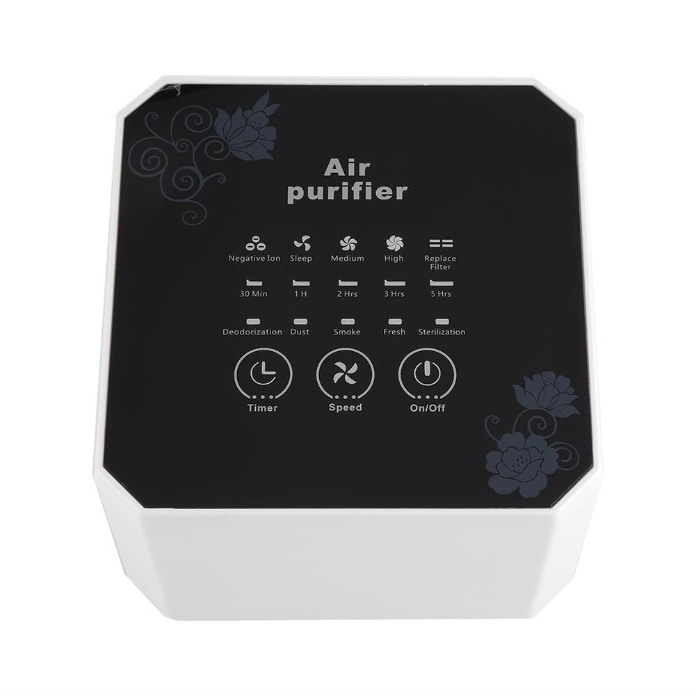 Herchr Mini Desk Air Purifier Purification Freshener Negative Ions