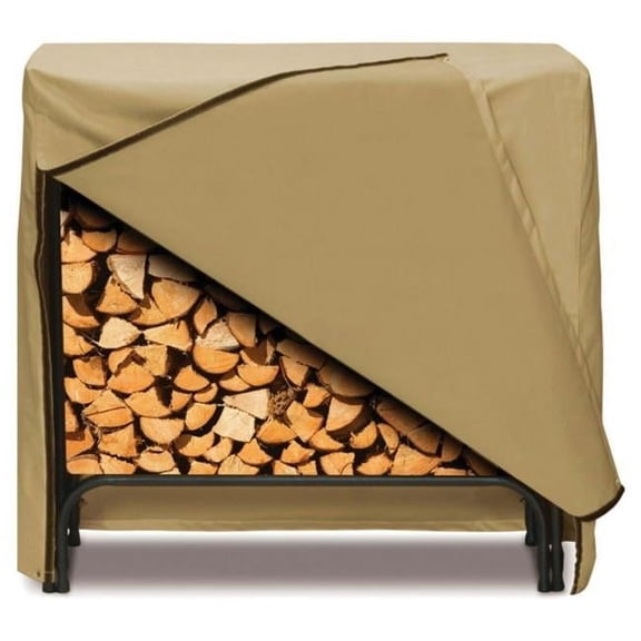 96 in. Log Rack Cover - Khaki - 96 in.