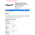 thumbnail image 2 of Timing Chain Tensioner Guide - Compatible with 2009 - 2020 Dodge Journey 2.4L 4-Cylinder 2010 2011 2012 2013 2014 2015 2016 2017 2018 2019, 2 of 2