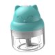 thumbnail image 3 of Picadora de ajo eléctrica inalámbrica USB Garlic Chopper Picadora de jengibre recargable portátil, 100ML, Azul Speravity HA003928-02B, 3 of 7