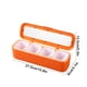 thumbnail image 3 of 4 Tarros de Especias con Rejilla y Cucharas | Organizador de Condimentos de Plástico para Encimera | Colores Verde, Naranja, Azul y Rosa, 3 of 6