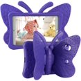 thumbnail image 1 of [PST] iPad 5th 6th Gen, Air 1 2 1st 2nd Gen / Pro 9.7" Kid Case, Silicone Butterfly Child Kids Protective Stand Case Kickstand Cover, 1 of 4