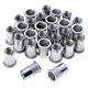 thumbnail image 1 of Tuercas remachables de acero inoxidable, cabeza plana con inserto roscado, surtido, 1 of 5