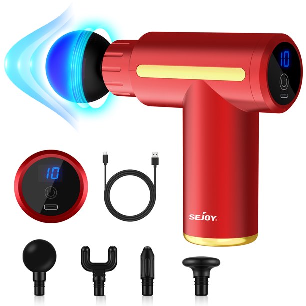 Sejoy Deep Tissue Muscle Massage Gun Handheld Massager Gun for Pain