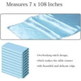 thumbnail image 2 of 50 Baby Blue Chair Sashes Satin Chair Bows for Wedding Birthday Party Fiesta Decor - 7x108 Inches Ribbons Ties Fitted Banquets Folding Decorations, 2 of 13