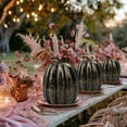 thumbnail image 4 of 7.9 Inch Large Artificial Pumpkins, Big Faux Foam Harvest Pumpkins for Fall Autumn Halloween Thanksgiving Seasonal Holiday Decor, 4 of 6