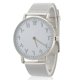 thumbnail image 1 of Montre-bracelet analogique à cadran rond et bracelet en acier inoxydable avec mouvement à quartz (argent), 1 of 4