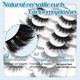 thumbnail image 4 of Pestañas postizas BTLLSSH Pestañas de visón esponjosas y tenues en forma de D Curl x14, 4 of 7