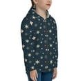 thumbnail image 5 of Kdxio Christmas Snowflakes1 Pattern Kids Boys Girls Zip Up Hoodie 3D Printed Hooded Sweatshirt Hoody Coat with Pocket 7-12 Y-Small, 5 of 6