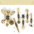 thumbnail image 3 of Magnetic Measuring Spoons Set Stainless Steel with Leveler, Stackable Metal Tablespoon Measure Spoon for Baking, 3 of 5