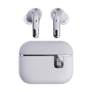 Ecouteurs en silicone doux avec 25H ANC 5.4 10m Gamme d'appel Noir/Blanc/Beige