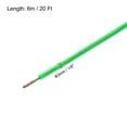thumbnail image 2 of Uxcell 1/8 Green Vinyl Coated Wire Ropes 20ft Galvanized Steel with 2PCS M3 Loop Sleeves, 2 of 7