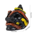 thumbnail image 3 of Qocolhg Halloween Decorations Indoor Outdoor, Real Screaming Aztec Death Whistle Skull Shape Authentic Aztec Whistle With Unique Sound Aztec Dead Whistle Loudest For Collection Value, 3 of 6
