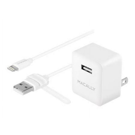 Macally 12-Watt Home Charger with Lightning Cable