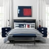 Tommy Hilfiger Island Stripe Comforter Set, Twin, Navy Twin Navy