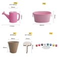 thumbnail image 4 of Esquirla Ensemble d'Outils de Jardinage pour Enfants Sac Fourre-Tout Robuste Tablier Arrosoir Jouets, 4 of 8