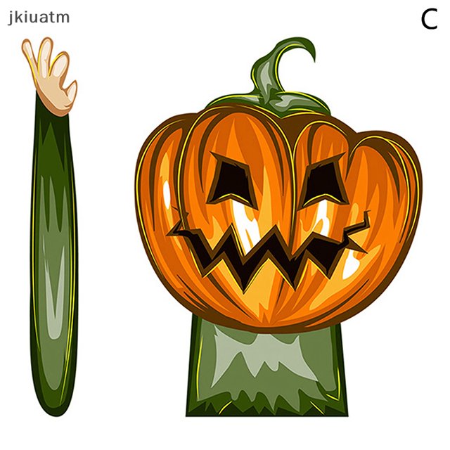 jkiuatm Coche Ventana Trasera Pegatinas Animado Movimiento Ondulado Limpiaparabrisas Etiqueta Calcomanía Y Mano Para Halloween Horror Fiesta Decoración Del mx