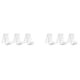 thumbnail image 1 of 6 Pcs Acrylic D,clear Acrylic Display D, Clear H 145x115x100mm, 1 of 4