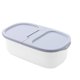 thumbnail image 3 of Toystoory Contenedor de almacenamiento de arroz a prueba de insectos Caja de grano de cocina para el hogar a prueba de humedad con sello de Organizadores de utensilios de cocina Gris 33.5x19.5x12cm, 3 of 6