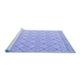 thumbnail image 2 of Ahgly Company Machine Washable Indoor Rectangle Abstract Blue Modern Area Rugs, 2' x 3', 2 of 4