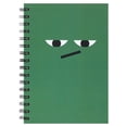 thumbnail image 2 of ERTZAE spiral composition notebooks,A5 Green 96 sheets college ruled notebook,Cute Expression Notebooks,double-wire binding Notepad,Smooth Writing,Notebooks for Work,Campus,Birthday Gift Notebook, 2 of 5
