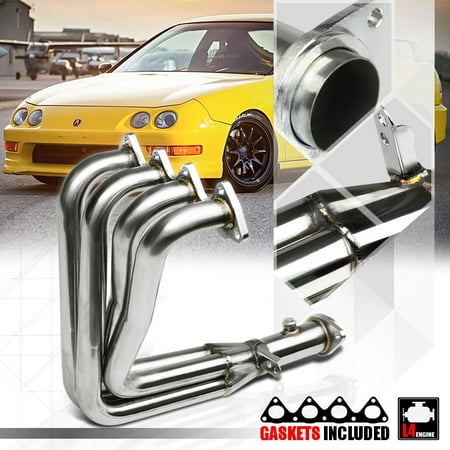 Stainless Steel 4-1 Exhaust Header Manifold for Integra GSR/Civic Si B18 DC1 DC2 95 96 97 98 99