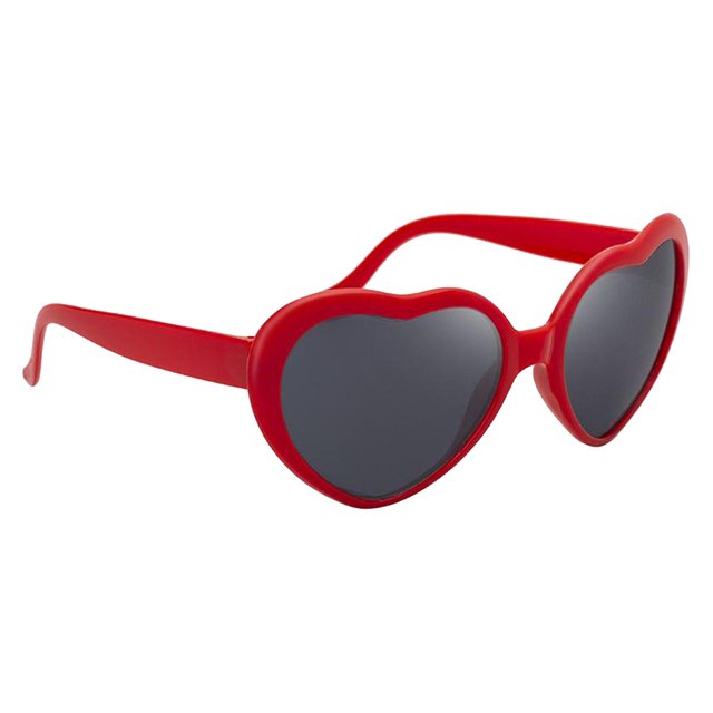 Gafas de sol de las mujeres del corazón EFECTOS ESPECIALES Gafas De Sol En Forma De Corazón Amor Gafas De Moda Para La Fiesta Roja rojo Magideal Gafas de sol de las mujeres del corazón