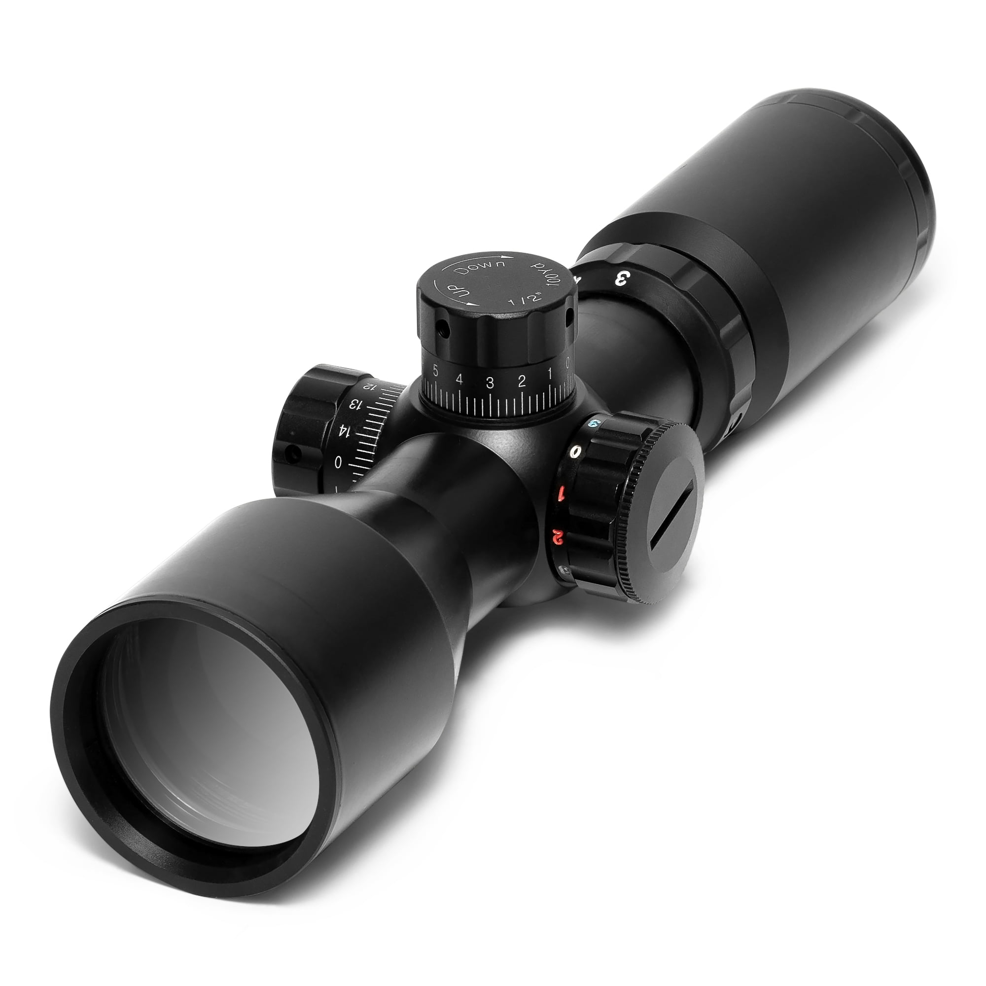 Osprey Global CP3-9x42IRF: Precision Illumination with Rangefinding Reticle in Sleek Black Finish